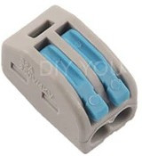 Клемма DIY YOU PCT-212B, быстрозажимной кабельный соединитель, 2 общих проводника N