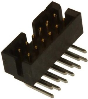 878331220, Milli-Grid Series Right Angle PCB Header, 12 Contact(s), 2.0mm Pitch, 2 Row(s), Shrouded