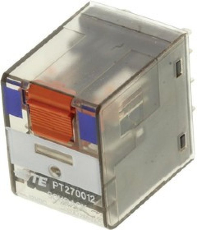 PT270012, RELAY, DPDT, 240VAC, 12A