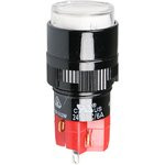 D16LMR1-1ABCW, Кнопка без фиксации (5A 250VAC), Incandescent подсветка 28V AC/DC 40mA D16LMR1-1ABCW, Кнопка без фиксации (5A 250VAC), Incandescent подсветка 28V AC/DC 40mA