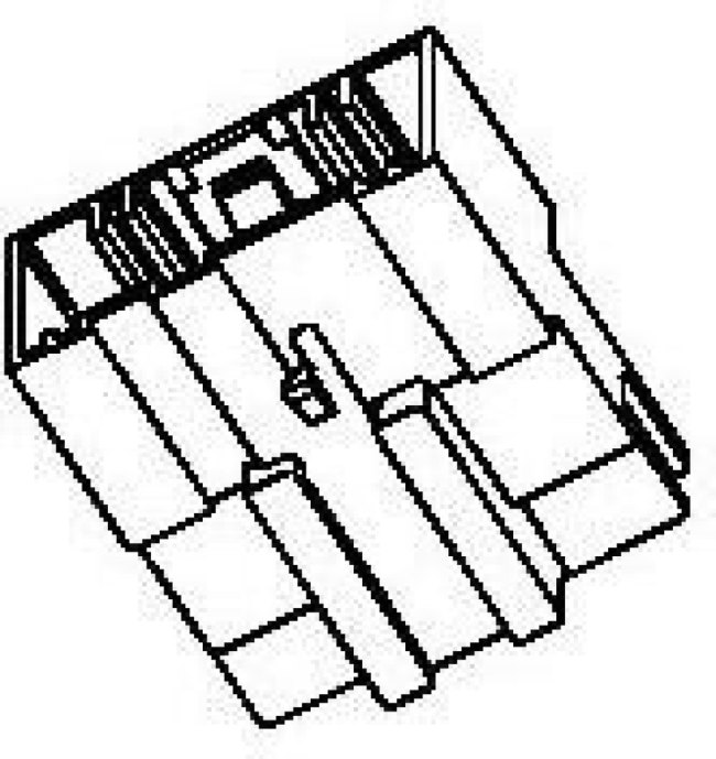 30968-1080, Automotive Connectors HDAC64 DR MALE 8 CKT ALE 8 CKT GRAY POL 1