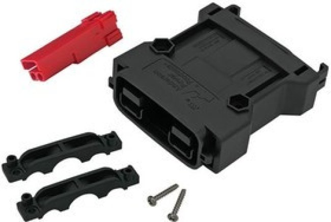 SBSX75A-REC-KIT-RED, Heavy Duty Power Connectors SBSX-75A RECEPTACLE KIT, RED SIGNAL