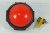 Кнопка с подсветкой красного цвета Большого размера, диаметр 80мм,220В/5А, ПКн\220\ 5,0\OFF-(ON)\d24