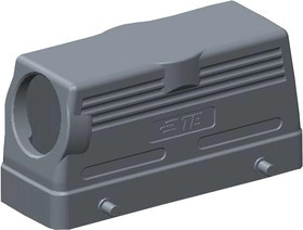 T1250245132-000, Heavy Duty Power Connectors High Construction Hood M32 Side Grey T1250245132-000, Heavy Duty Power Connectors High Construction Hood M32 Side Grey