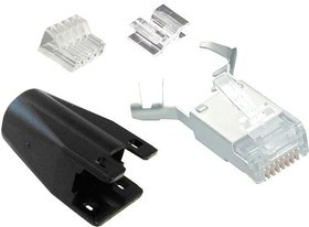 SS-39200-092, Modular Connectors / Ethernet Connectors Mod Plug CAT6a 8P 8C .042-.048 Cond