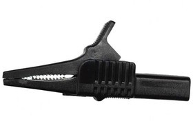 BU-65-0, Зажим "крокодил", 30А, черный, Диап.захвата макс.19мм, 1кВ