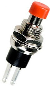 PBS10C-2, кнопка без фиксации 250В 1А красная