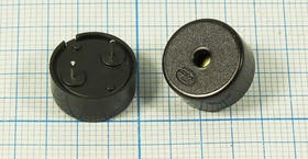 Излучатель звука пьезокерамический без генератора 14x7мм, шаг 7.6мм; зп 14x 7\1~20\\ 4,0\2P7,6\AW1S1