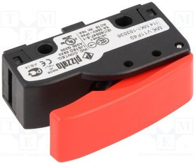 MKV11F49, Микропереключатель SNAP ACTION, с рычагом, SPDT, 6A/250ВAC, IP40