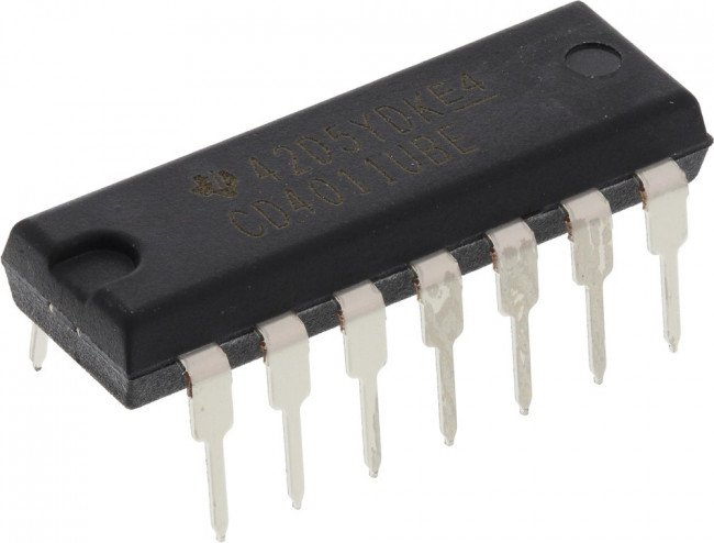 CD4011UBE, Logic Gates Quad 2-Input