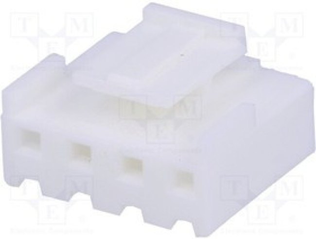 NS39-G4, Вилка, провод-плата, "мама", NS39, 3,96мм, PIN: 4, без контактов