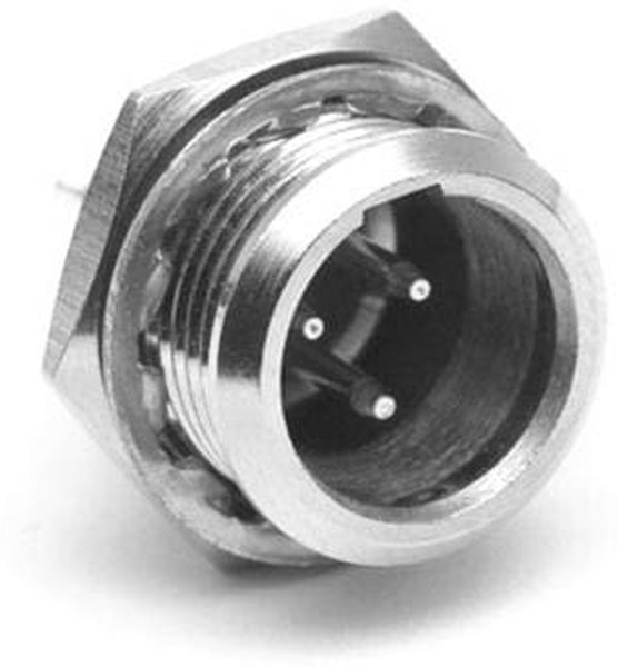 AG6MCC, Гнездо; XLR mini; "папа"; PIN: 6; пайка; 1,2А; 0,38мм2