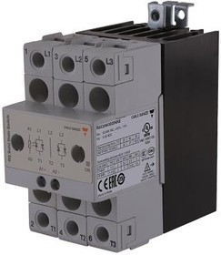RGC2A22D25KKE, Contactors - Solid State 2P -SSC-DC IN-ZC 220V 3X25A 800VP-E-SRW IN
