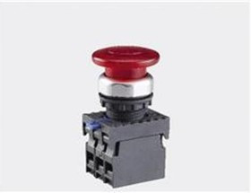 NP8-11M/14, Кнопка "грибок" без фиксации красная ON-(OFF)/OFF-(ON)