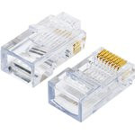 Коннектор RJ-45 8P8C 2 шт 2345