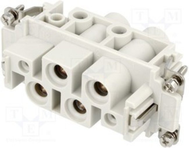 MX-936010197, Разъем: HDC, контактная вставка, "мама", S-K, PIN: 4, 4+PE, 80А, 500В MX-936010197, Разъем: HDC, контактная вставка, "мама", S-K, PIN: 4, 4+PE, 80А, 500В