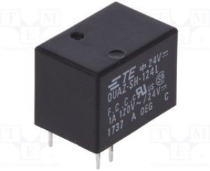 OUAZ-SH-124L.900, Реле электромагнитное, SPDT, Uобмотки 24ВDC, 1A/120ВAC, 1A/24ВDC OUAZ-SH-124L.900, Реле электромагнитное, SPDT, Uобмотки 24ВDC, 1A/120ВAC, 1A/24ВDC