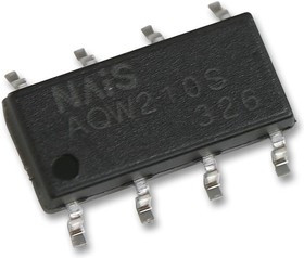 AQW210S, Solid State Relays - PCB Mount 100MA 350V 8PIN DPST