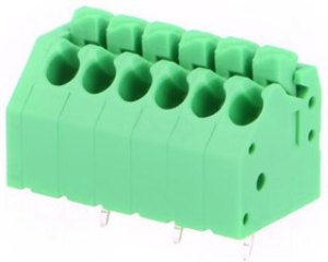 PTSA1.5/6-3.5-Z, Зажимная рейка для печатных плат, угловой 45°, 3,5мм, на PCB PTSA1.5/6-3.5-Z, Зажимная рейка для печатных плат, угловой 45°, 3,5мм, на PCB