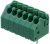 PTSA1.5/6-3.5-Z, Зажимная рейка для печатных плат, угловой 45°, 3,5мм, на PCB