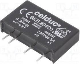 SKB20420, Реле: полупроводниковое, SPST-NO, Uупр: 8-30ВDC, 5А, 12-280ВAC