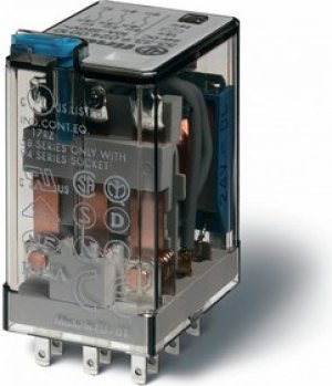 Finder, Промежуточное реле; 3 перекидных контакта 10А ;= 110В DC;, 553391100010 Finder, Промежуточное реле; 3 перекидных контакта 10А ;= 110В DC;, 553391100010