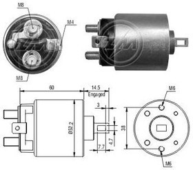 411, ZM411 Реле втягивающее