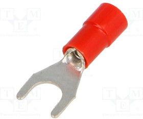 BM00126, Наконечник: вилка, M5, d: 5,2мм, 0,25-1,5мм2, обжим, на провод, медь