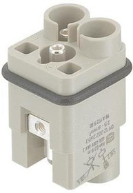 09120022655, Heavy Duty Power Connectors HAN Q 2/0-M 1.5QMM 09120022655, Heavy Duty Power Connectors HAN Q 2/0-M 1.5QMM