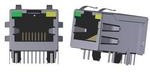 ARJM11C7-009-AB-EW2, Modular Connectors / Ethernet Connectors RJ45 JACK W/MAG 1X1 100BASE-T