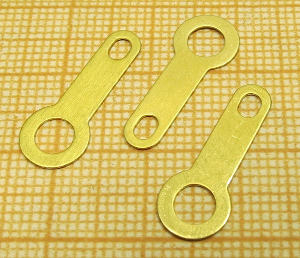 Клемма"лепесток" d4,3x10,0, латунь; №1661 клемма"лепесток" d4,3x10,0\\ лат\\\