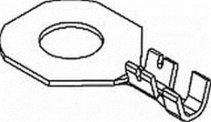 12103506-CT, Automotive Connectors TERM RING BATT SN PLTD UNSLD CUT STRIP 20 PCS