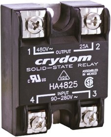 HA6050, HA Series Series Solid State Relay, 50 A Load, Panel Mount, 660 V ac Load, 280 V Control