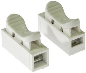 021-1, Самозажимная клемма , 1-проводное соединение, 10 А, 2.5 мм2, PA66, нержавеющая сталь