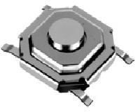 SKQGABE010, Микропереключатель TACT; SPST-NO; Пол: 2; 0,05A/12ВDC; SMT; 1,57Н