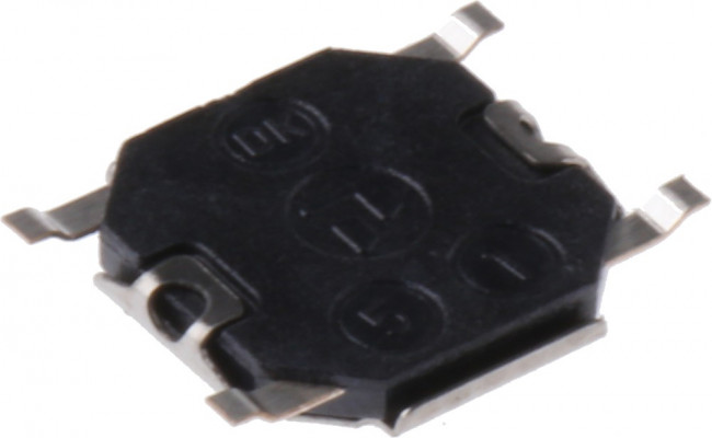 SKQGABE010, Микропереключатель TACT; SPST-NO; Пол: 2; 0,05A/12ВDC; SMT; 1,57Н SKQGABE010, Микропереключатель TACT; SPST-NO; Пол: 2; 0,05A/12ВDC; SMT; 1,57Н