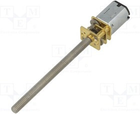 DF-FIT0491, Двигатель DC, с редуктором, 6ВDC, 100 1, Двусторон.вал нет, 200мА