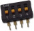 A6D-4103, Переключатель DIP-SWITCH, Кол-во секций 4, ON-OFF, 0,03A/30ВDC
