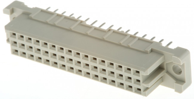 09232486825, Conn DIN 41612 F 48 POS 2.54mm Solder ST Thru-Hole