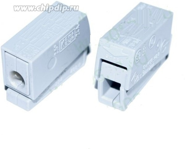 224-111, Клемма для светильников, 0.5-2.5 мм2, с пастой