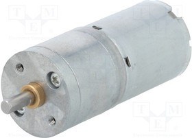 POLOLU-3256, Двигатель: DC, с редуктором, LP, 12ВDC, 1,1А, Ось: D профиль, 172: 1