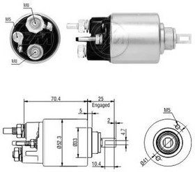 ZM6271, Реле втягивающее