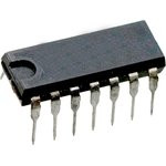 CD4069UBE, Шесть логических элементов "НЕ" (=КР1561ЛH1), [PDIP-14]