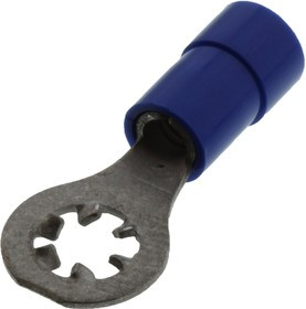 19075-0013, Клемма с кольцевым наконечником, M3.5, #6, 14 AWG, 2.6 мм², InsulKrimp 19075, Синий