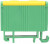 Клемма силовая вводная КСВ 16-50кв.мм желт./зел. EKF plc-kvs-16-50-y-green