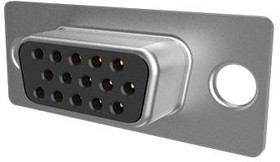 10090770-S264ALF, D-Sub High Density Connectors 26P FEMALE SOLDER BUCKET STD HOLE