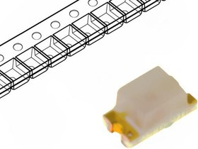 HSMS-C190, Standard LEDs - SMD Red Diffused 626nm 10mcd