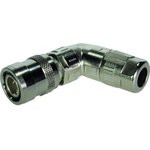 21038213830, Разъем Кабеля, M12, Male, 8 Positions, Обжимной Штырь, Угловой Монтаж на Кабель