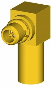 908-43001, RF Connectors / Coaxial Connectors MMCX R/A Crimp Plug 1.13mm McroCx 50 Ohm
