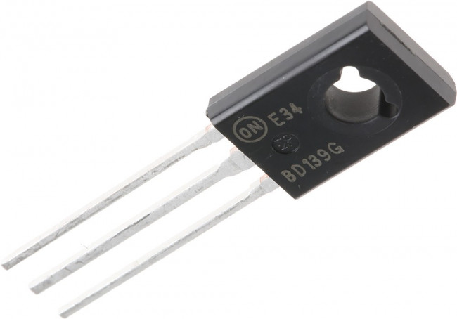 BD139G, 80V 12.5W 40@150mA,2V 1.5A NPN TO2253 Bipolar Transistors BJT ROHS